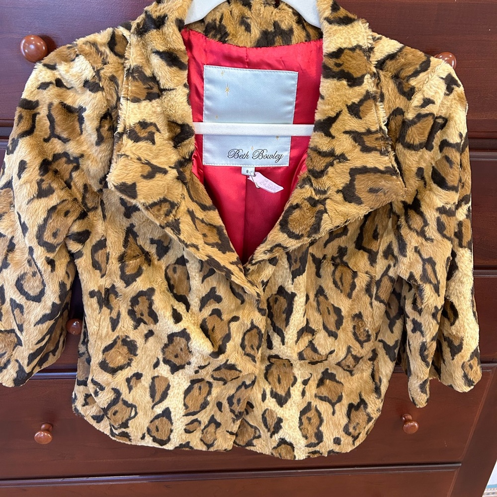Beth Bowley Faux Leopard Print Jacket - Picture 3 of 3